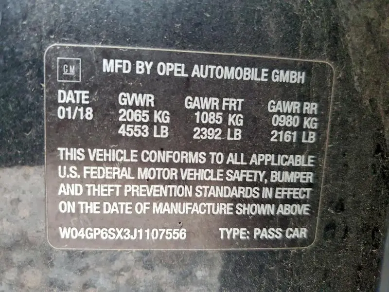 2018 BUICK REGAL ESSENCE  