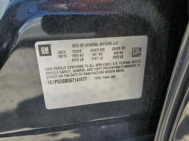 2016 CHEVROLET CRUZE LIMITED LTZ  