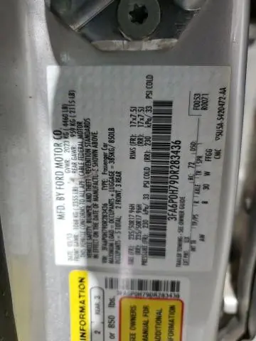 2013 FORD FUSION SE  