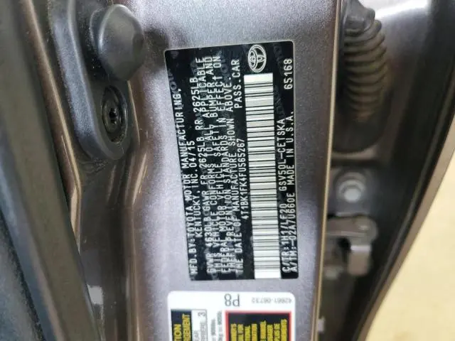 2015 TOYOTA CAMRY XSE  