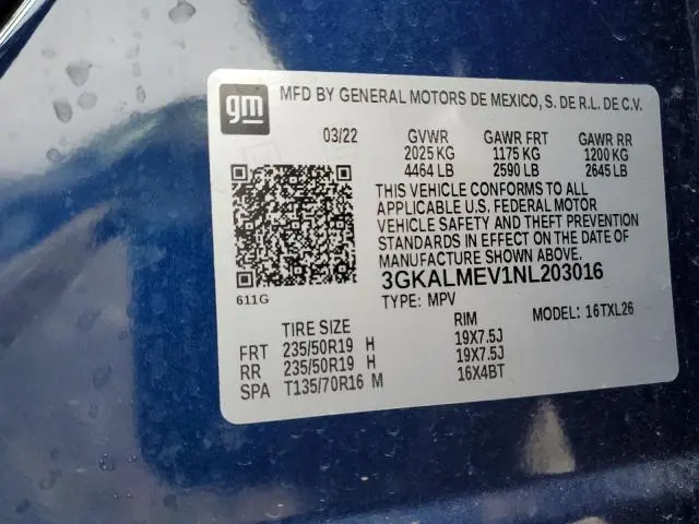 2022 GMC TERRAIN SLE