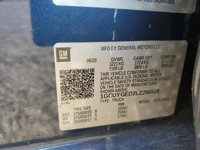 2020 CHEVROLET SILVERADO K1500 LTZ  