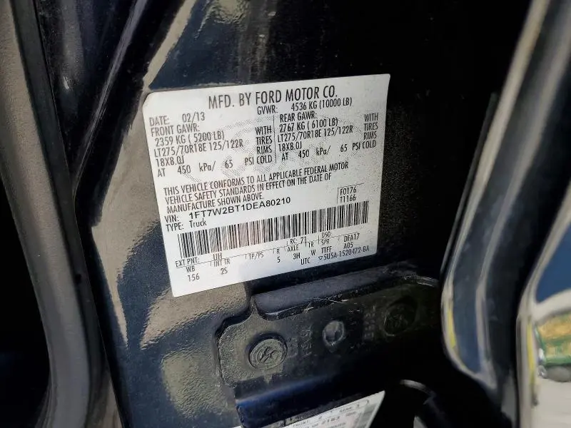 2013 FORD F250 SUPER DUTY  