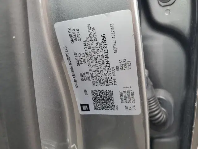 2021 CHEVROLET COLORADO   