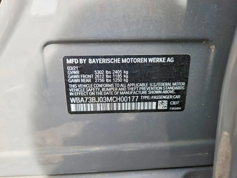 2021 BMW 540 XI  