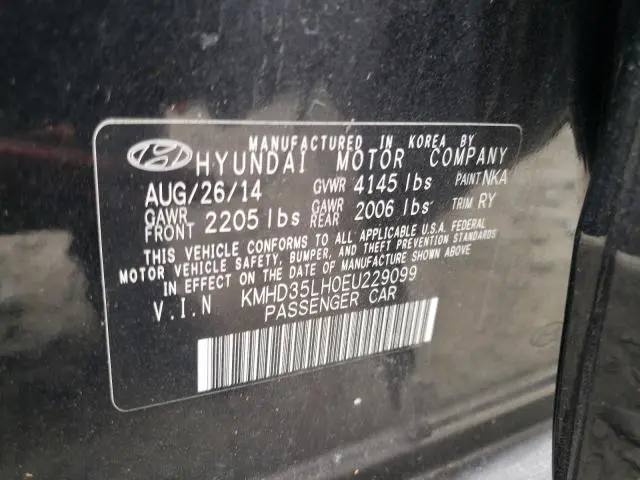 2014 HYUNDAI ELANTRA GT 