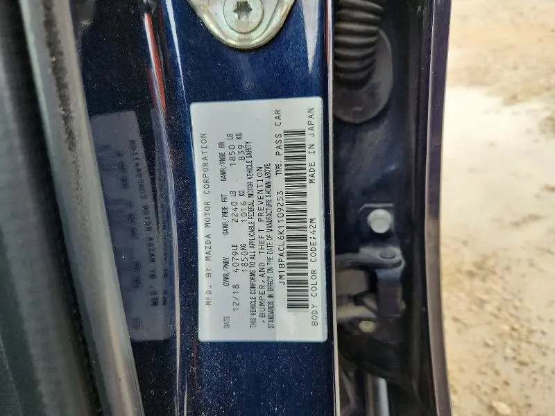 2019 MAZDA 3 PREFERRED PLUS  