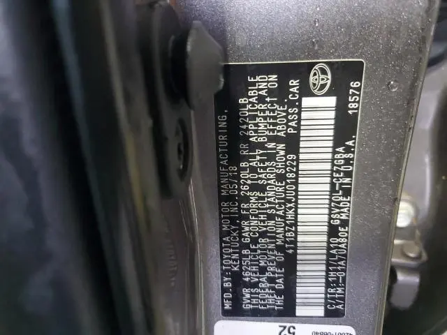 2018 TOYOTA CAMRY XSE  