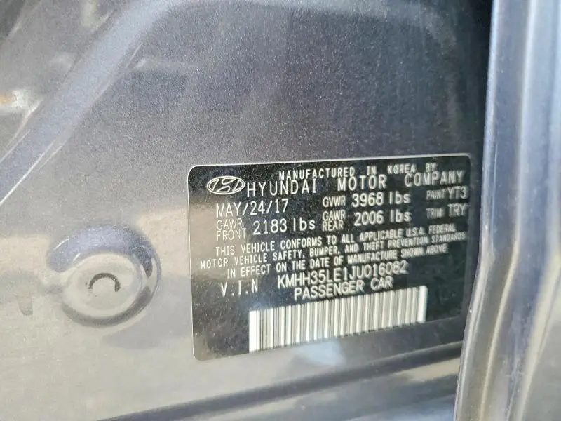 2018 HYUNDAI ELANTRA GT BASE  