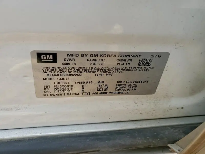 2019 BUICK ENCORE PREFERRED  