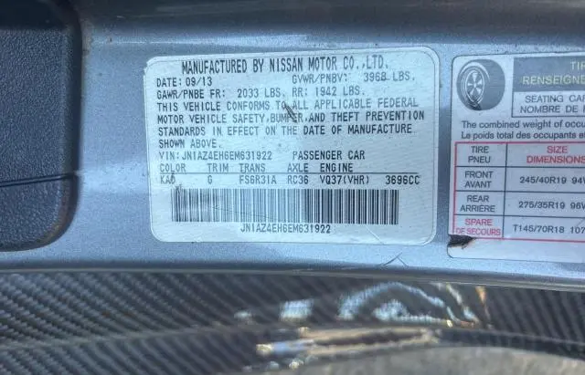 2014 NISSAN 370Z BASE