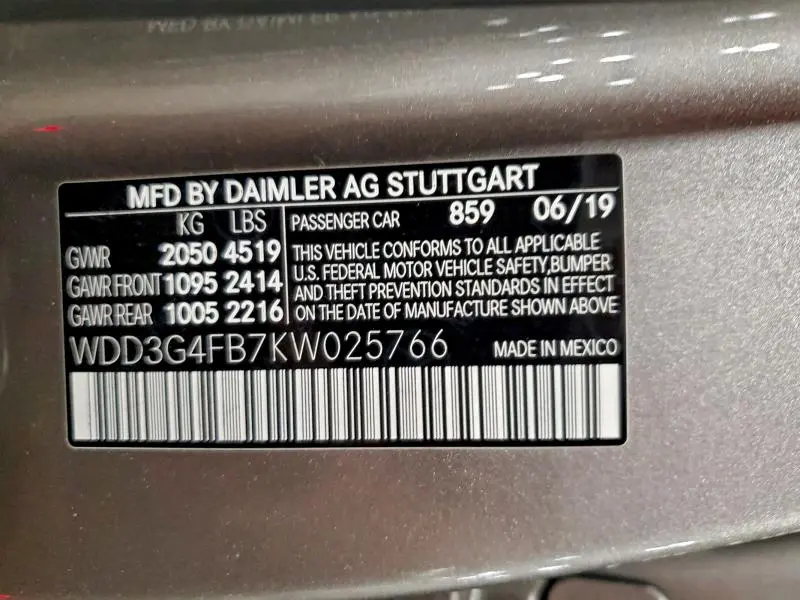 2019 MERCEDES-BENZ A 220 4MATIC  