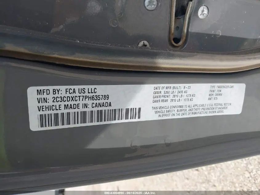 2023 DODGE CHARGER R/T