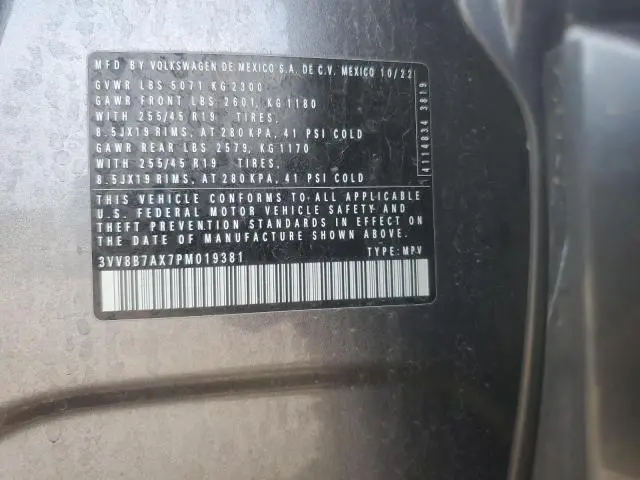 2023 VOLKSWAGEN TIGUAN SE R-LINE BLACK  