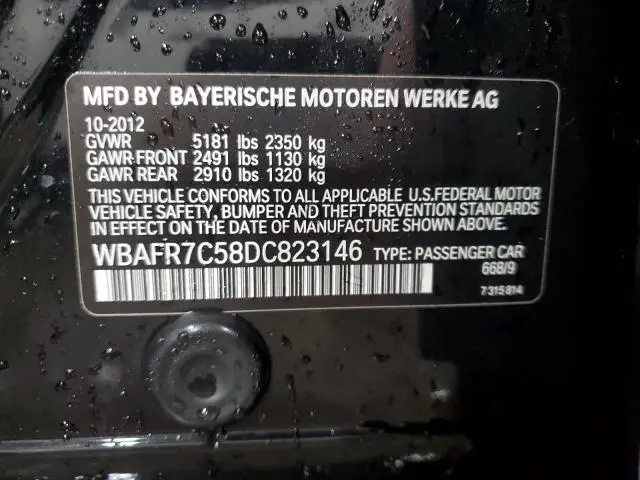 2013 BMW 535 I  
