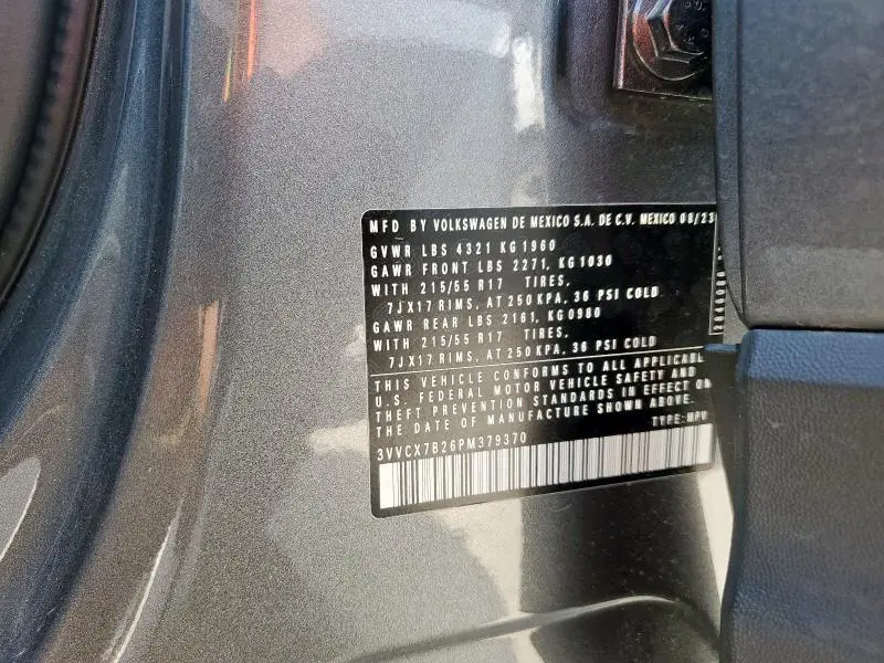 2023 VOLKSWAGEN TAOS S  