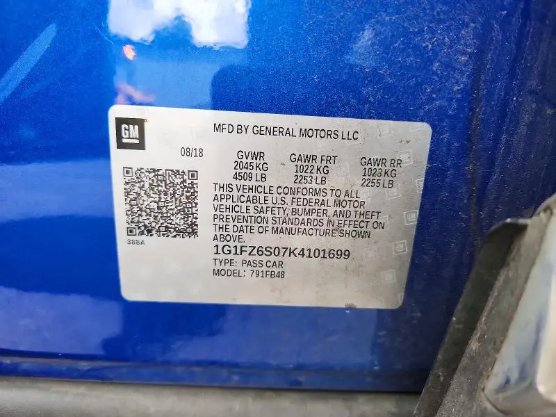 2019 CHEVROLET BOLT EV PREMIER  