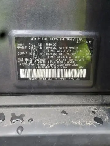 2014 SUBARU OUTBACK 2.5I PREMIUM  