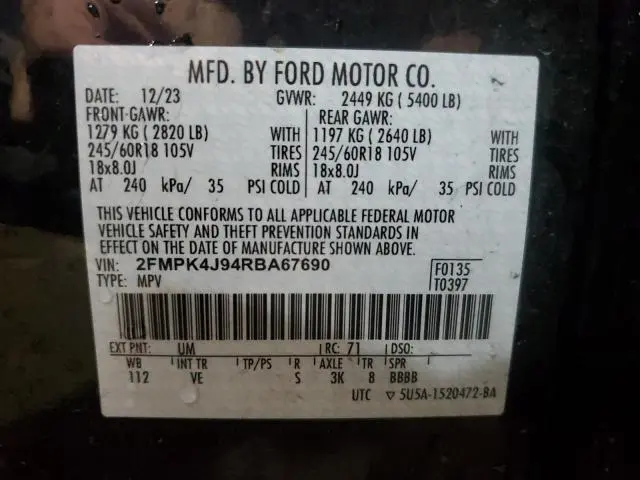 2024 FORD EDGE SEL  