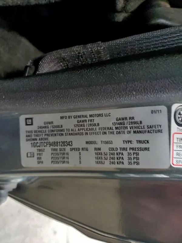 2011 CHEVROLET COLORADO LT  