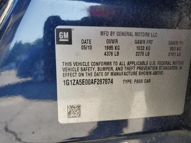 2010 CHEVROLET MALIBU LS  