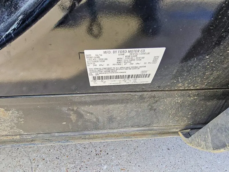 2017 FORD EXPLORER SPORT  