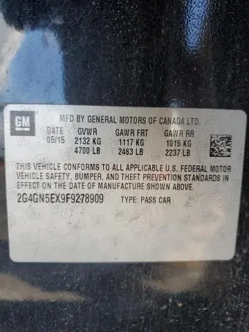 2015 BUICK REGAL PREMIUM  