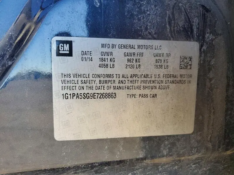 2014 CHEVROLET CRUZE LS  