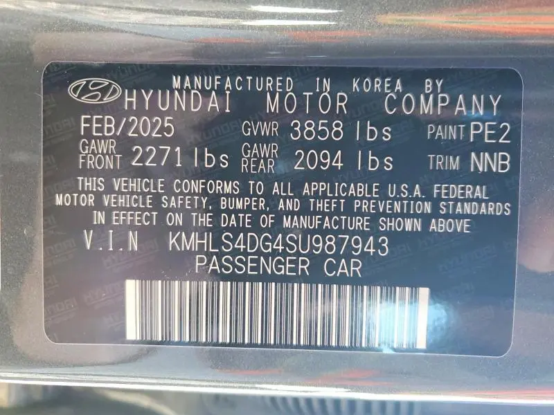 2025 HYUNDAI ELANTRA SEL CONVENIENCE  