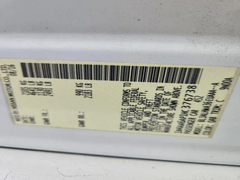 2017 NISSAN MAXIMA 3.5S  