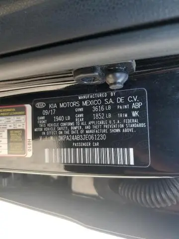 2018 KIA RIO LX  