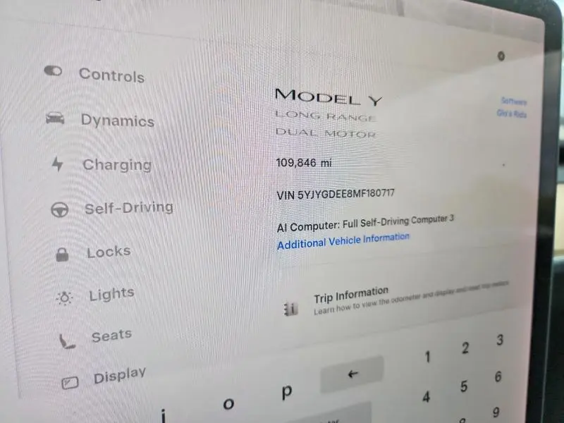 2021 TESLA MODEL Y   