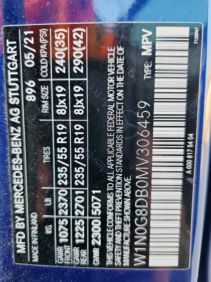 2021 MERCEDES-BENZ GLC 300  