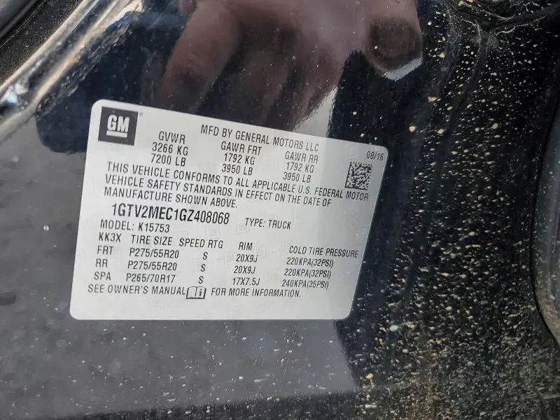 2016 GMC SIERRA K1500 SLE  