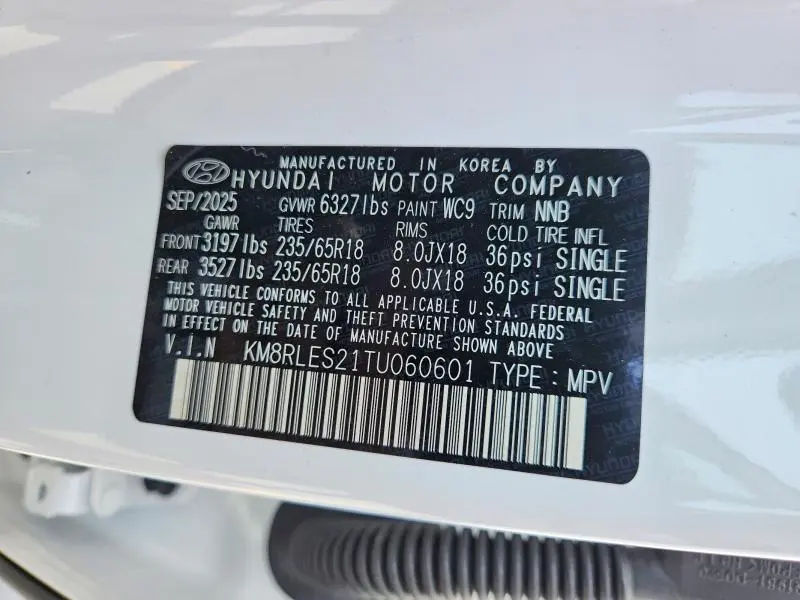 2026 HYUNDAI PALISADE SEL  