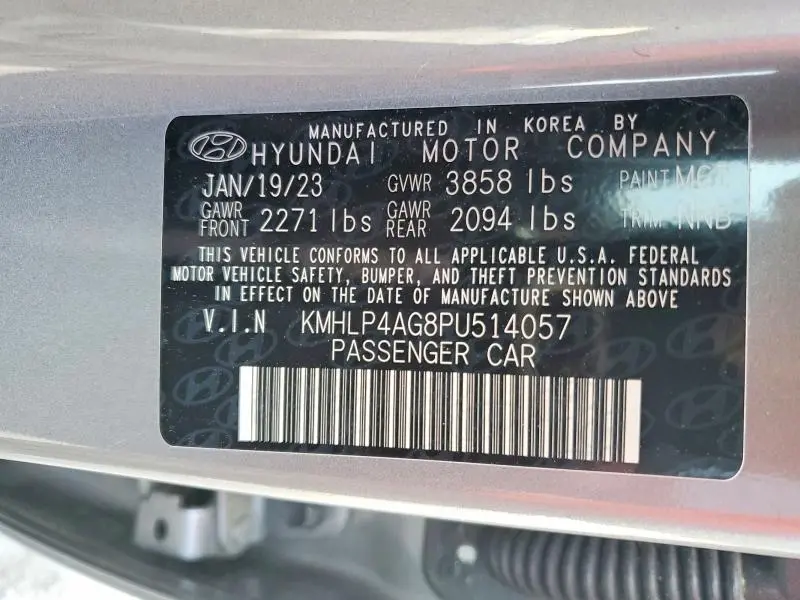 2023 HYUNDAI ELANTRA LIMITED  