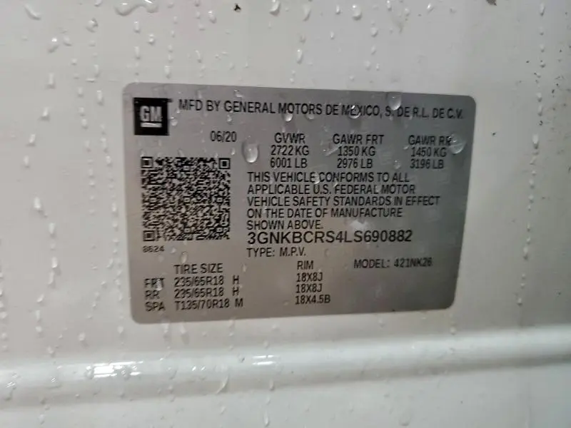 2020 CHEVROLET BLAZER 2LT  