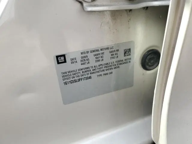 2015 CHEVROLET MALIBU 1LT  