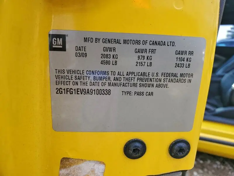 2010 CHEVROLET CAMARO LT  