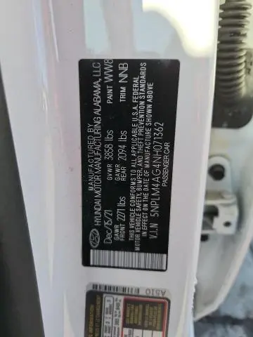 2022 HYUNDAI ELANTRA SEL  