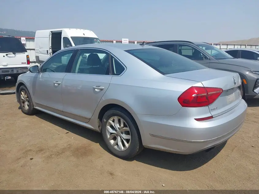 2016 VOLKSWAGEN PASSAT 1.8T S