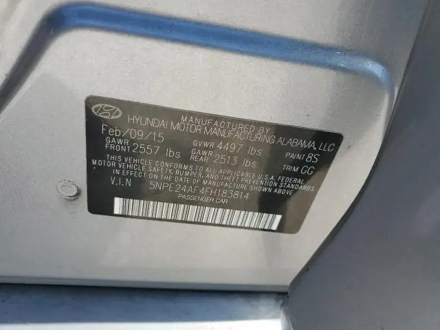 2015 HYUNDAI SONATA SE  