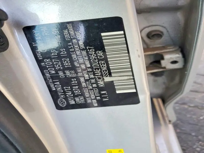 2013 HYUNDAI ACCENT GLS  