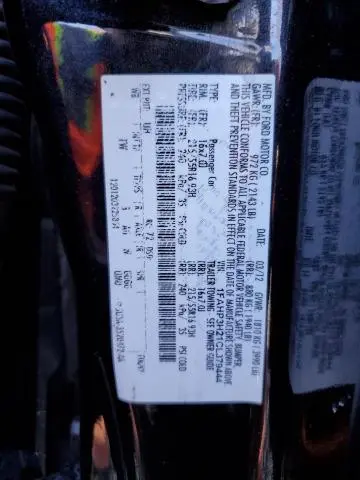 2012 FORD FOCUS SEL