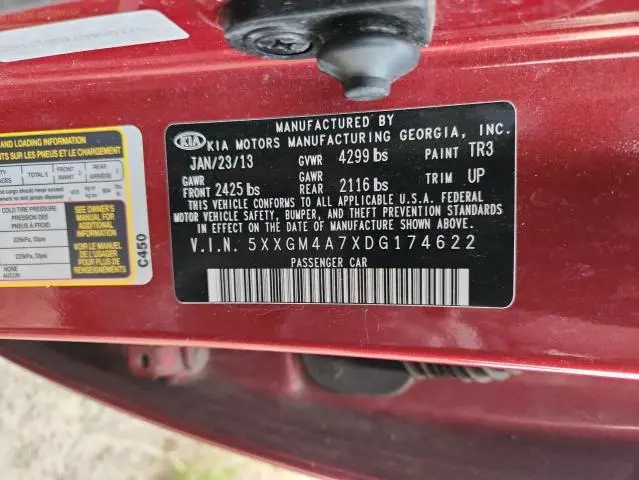 2013 KIA OPTIMA LX  