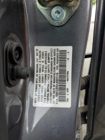 2018 HONDA CIVIC LX  