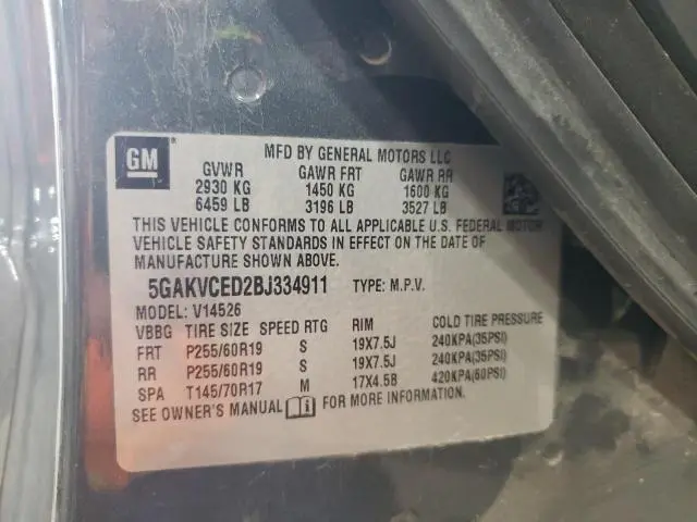 2011 BUICK ENCLAVE CXL  