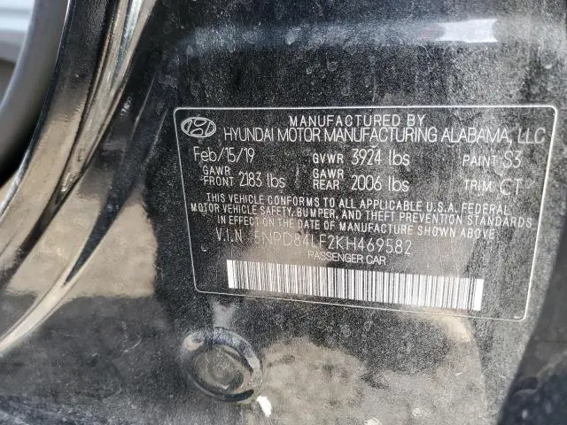 2019 HYUNDAI ELANTRA SEL
