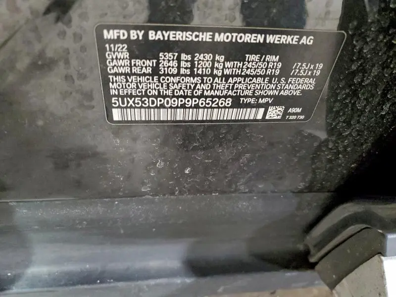 2023 BMW X3 XDRIVE30I  