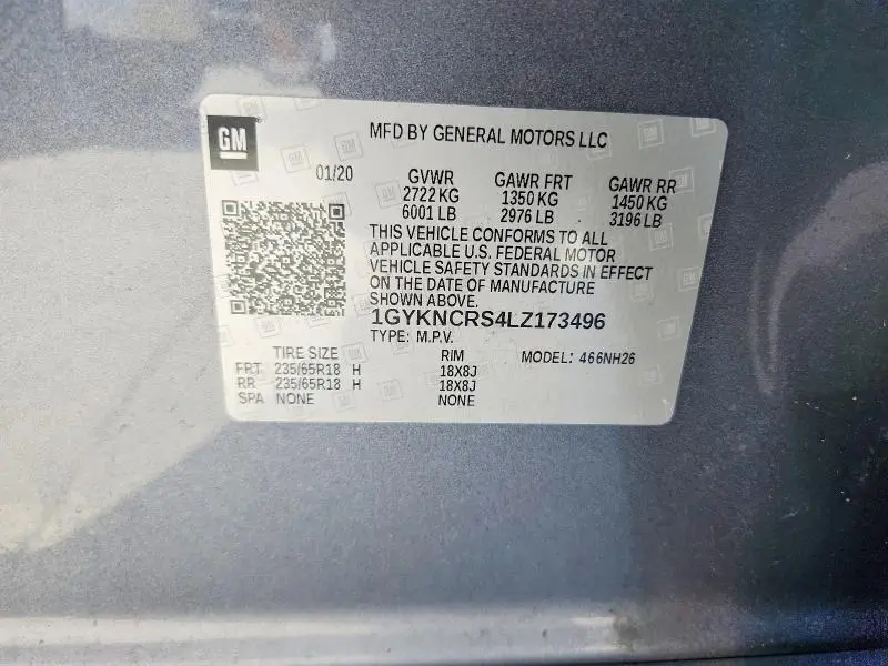 2020 CADILLAC XT5 PREMIUM LUXURY  
